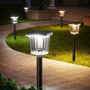 Solar Outdoor Pathway Lights, 6 pack